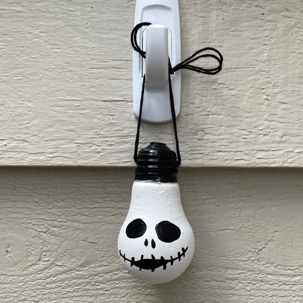 Nightmare Before Christmas Handmade Recycled Upcycled Christmas Tree Ornament